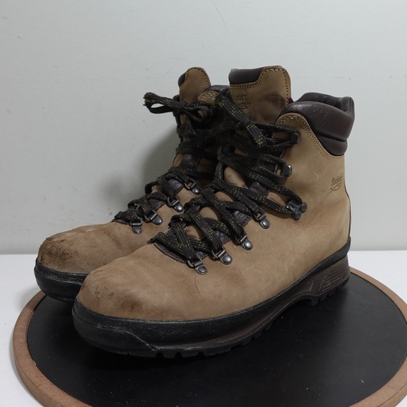 Rockport XCS Hiking Boots Men‎ 13W Brown Leather Vibram Outdoor Trail Made Italy main image 4